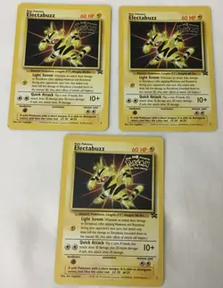 Pokemon Dragonite, Mewtwo, Electabuzz 1999 WB First Movie Promo Card - Image 5
