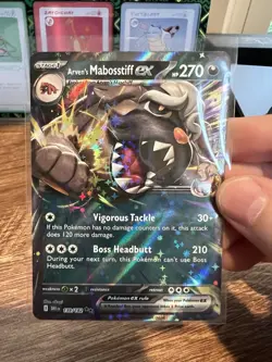 Arven's Mabosstiff ex 139/182 Destined Rivals Pokemon TCG NM - Image 2