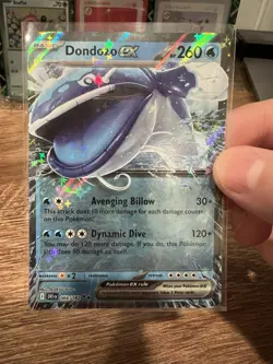 DONDOZO EX 066/182 DESTINED RIVALS POKEMON (DOUBLE RARE, NM) - Image 2