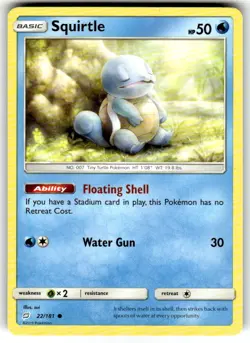 Squirtle 22/181 Regular Non-Holo SM - Team Up Pokemon TCG - Image 1