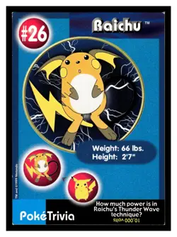 Ekans #23 1999 Burger King Pokemon Poketrivia - Image 1