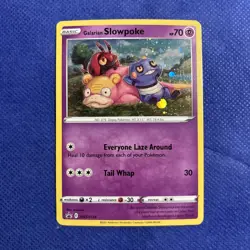 Pokemon Tcg Galarian Slowpoke #SWSH126 Pokemon Promo Lp/Nm- SWIRL (e) - Image 1