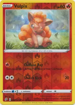Reverse Holo Vulpix Common 024/192 Rebel Clash Pokemon TCG - Image 1