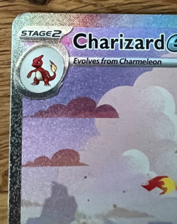 Pokemon TCG Charizard EX Scarlet & Violet 151 Card 199/165 NEAR MINT - Image 3