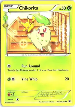 Chikorita Common Generations: Radiant Collection RC1/RC32 LP Pokemon - Image 1