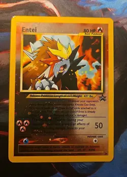 Entai #34 - 1999 Pokemon WOTC Black Star Promo Vintage Pokemon TCG ?? NM- - Image 1