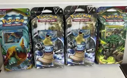 Pokemon Lot of 4 misc Blastoid , Rillaboom Battle Deck Drednaw sealed - Image 1