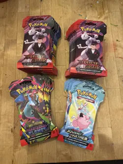 Pokemon TCG Destined Rivals Sleeved Booster Pack Lot x30 Phantasmal Flames 🔥 🔥 - Image 1