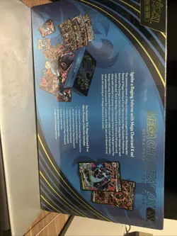 Pokemon TCG Mega Evolutions Mega Charizard X EX Ultra Premium Collection In hand - Image 3