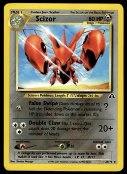 Pokemon TCG Neo DIscovery #29/75 Scizor LP - Image 1