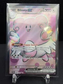 Blissey ex - 201/167 Full Art Scarlet and Violet: Twilight Masquerade Pokemon NM - Image 1