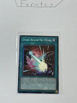 Yugioh Dark Ruler No More Prismatic Collector’s Rare NM Ships Same Day - Image 1