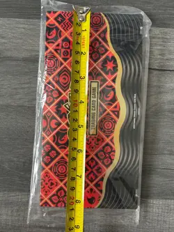 Magnetic 3 Card Holder Paldean Fates Pokemon TCG Promo Display Case FIRE Plastic - Image 4