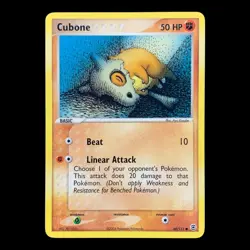 Cubone 60/112 EX FireRed LeafGreen Common Pokemon Card 2004 English NEAR MINT! - Image 1