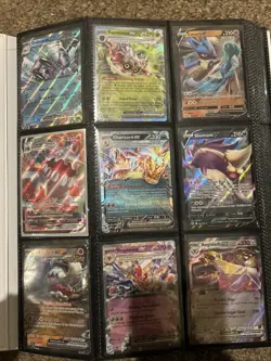 pokemon card job lot 396 cards an binder bargain for someone near mint all cards - Image 1