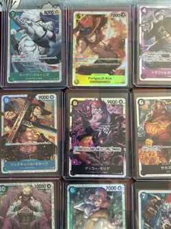 One Piece LOT 20 Cards ALL SR and ALL IN TOP LOADERS - Image 2