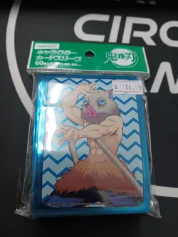 Aniplex Demon Slayer Inosuke Card Sleeves 60-Ct Standard Size - Image 1