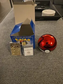 Pokemon Mewtwo 23k Gold Plated Trading Card Burger King Promo 1999 Blue Box SSP - Image 1