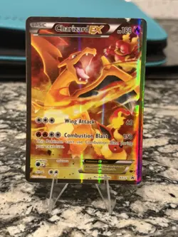 Pokemon TCG Charizard EX Black Star Full Art Holo Promo Card #XY121 HP - Image 1