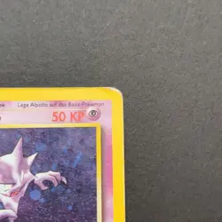 Pokemon TCG Karte - Alpollo 6/62 Fossil 1. Edition Deutsch Holo Rare - Image 4