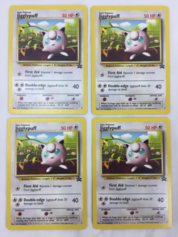 Lot of 4 2000 Pokemon Black Star Promo Card 7 Jigglypuff NM Unplayed - Image 3