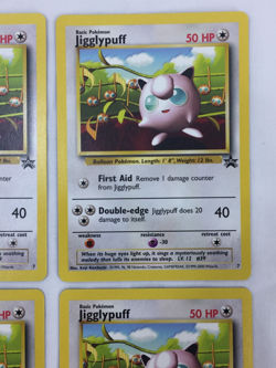 Lot of 4 2000 Pokemon Black Star Promo Card 7 Jigglypuff NM Unplayed - Image 5
