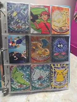 PIKACHU Pokemon TOPPS Card Lot TV Animation Lot 1995 ,96 - Image 1