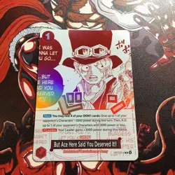 But Ace Here You OP13-019 3rd Anniversary Treasure Event Card English One Piece - Image 1