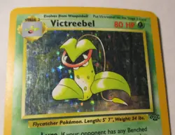 Pokemon TCG Jungle Victreebel Holo Card 14/64 Vintage 1999 Played Unlimited - Image 4