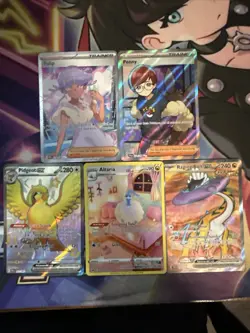🚨 Pokemon Card TCG LOT Tulip, Penny, Pidgeot Ex, Altaria, Raging Bolt Ex - Image 1