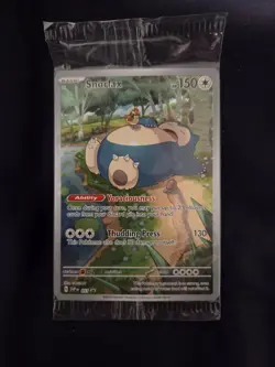 Snorlax 051 SV: Scarlet & Violet Promo Cards - SEALED LOT OF 3 - Image 4