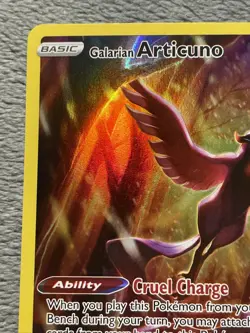 Galarian Articuno SWSH282 Full Art Black Star Promo Pokemon Card NM - Image 2