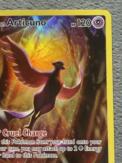Galarian Articuno SWSH282 Full Art Black Star Promo Pokemon Card NM - Image 3