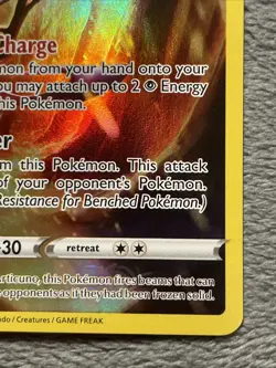 Galarian Articuno SWSH282 Full Art Black Star Promo Pokemon Card NM - Image 5