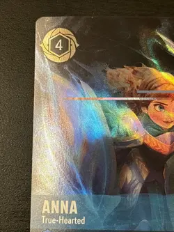 Disney Lorcana Enchanted Anna - True-Hearted Card 217/204 Ursula’s Return Set 4 - Image 2