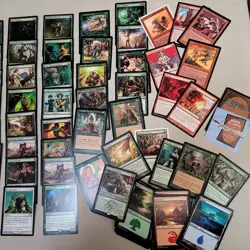 Whole COMMANDER Magic Deck MTG - Temur Wedge General ELVES Tribal Elf Budget - Image 2