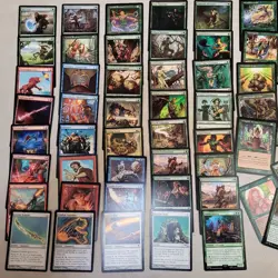Whole COMMANDER Magic Deck MTG - Temur Wedge General ELVES Tribal Elf Budget - Image 3