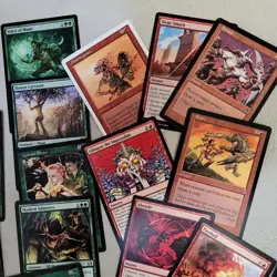Whole COMMANDER Magic Deck MTG - Temur Wedge General ELVES Tribal Elf Budget - Image 4