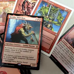 Whole COMMANDER Magic Deck MTG - Krenko Mob Boss Mono Red GOBLINS Budget Tribal - Image 1