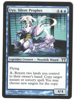 Magic_the_gathering Champions of Kamigawa Uyo, Silent Prophet #99 2004,MTG,LP - Image 1