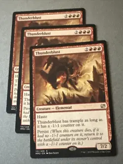 Thunderblust X3 Modern Masters Ex Conditions see pics Front Back - Image 1