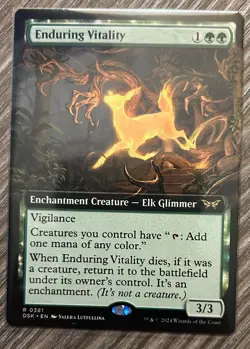 MTG Enduring Vitality (381/469) Duskmourn House of Horror NM - Image 1