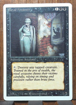 MTG👍 Royal Assassin (Revised Edition) Regular LP.. Amazing Front... - Image 1