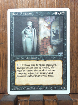 MTG👍 Royal Assassin (Revised Edition) Regular LP.. Amazing Front... - Image 2