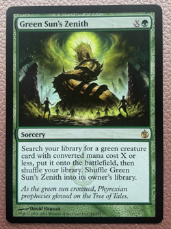 Green sun's zenith MTG Magic the gathering - Image 1