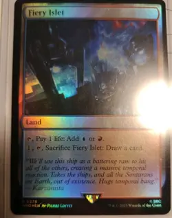 Fiery Islet | Doctor WHO | MTG | Modern EDH Horizon Land | NM+ - Image 2