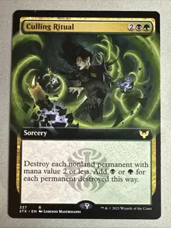 MTG / Culling Ritual / STX / #337 / Regular (Extended Art) / Rare / NM - Image 1
