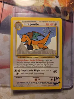 Pokemon TCG Dragonite Wizards Black Star Promos 5 Regular Promo - LP WOW LOOK - Image 1