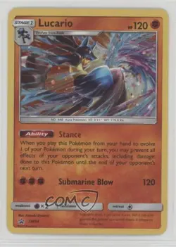 Lucario (Holo) Pokemon Sun & Moon Black Star Promo #SM54 - Image 1