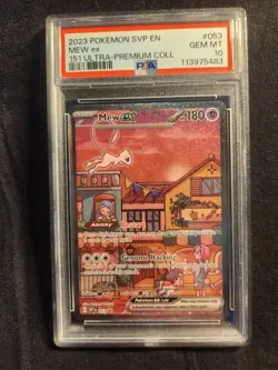 Pokemon TCG UPC 151 Mew ex 053 Sv: Scarlet & Violet Promo Cards PSA 10 gem mint - Image 1